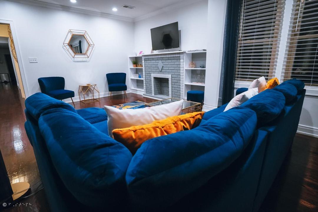 The Blue Golden Luxury Modern 3- Bedroom Apartment In Chicago Exteriér fotografie